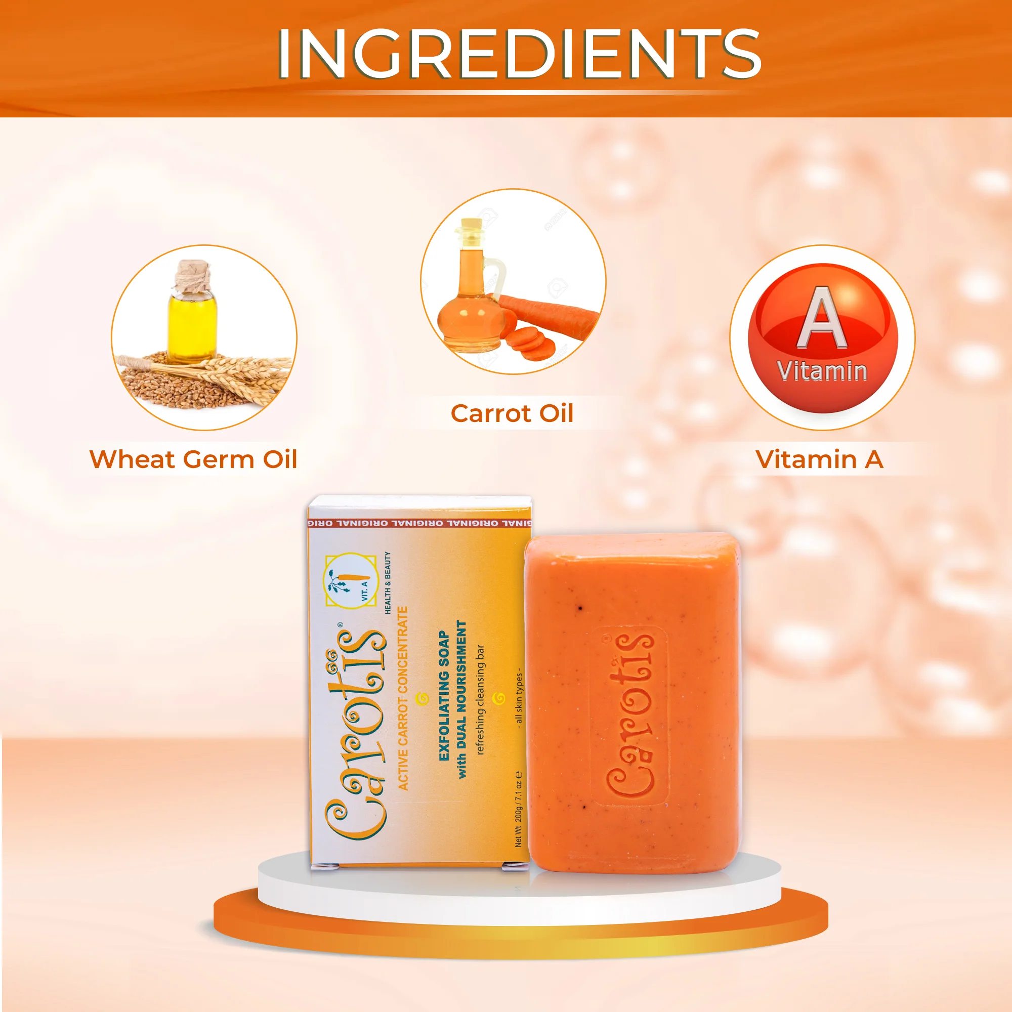 Carotis Exfoliating Soap 200g / 7.1 fl oz - Image 7