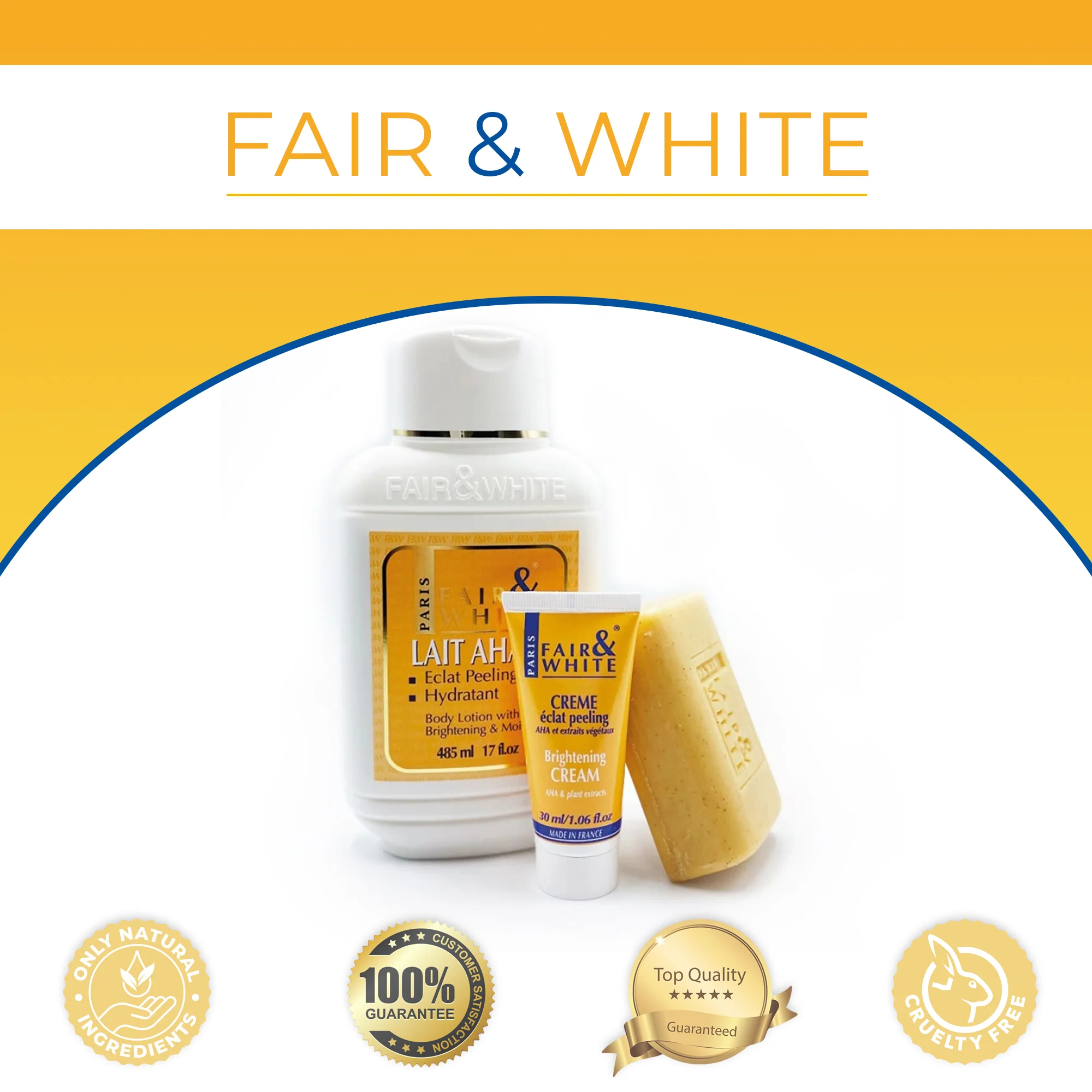 Fair & White Original AHA Body Lotion - 485ml / 17.6 fl oz - Image 5