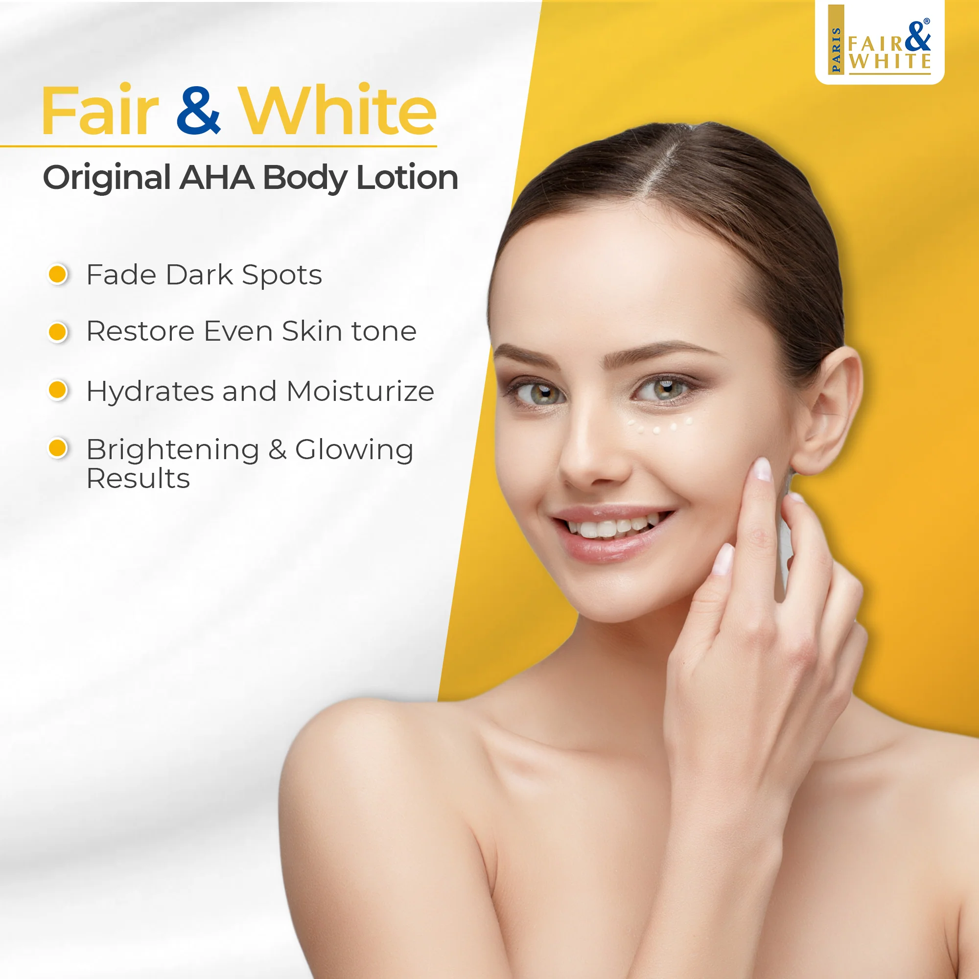 Fair & White Original AHA Body Lotion - 485ml / 17.6 fl oz - Image 6