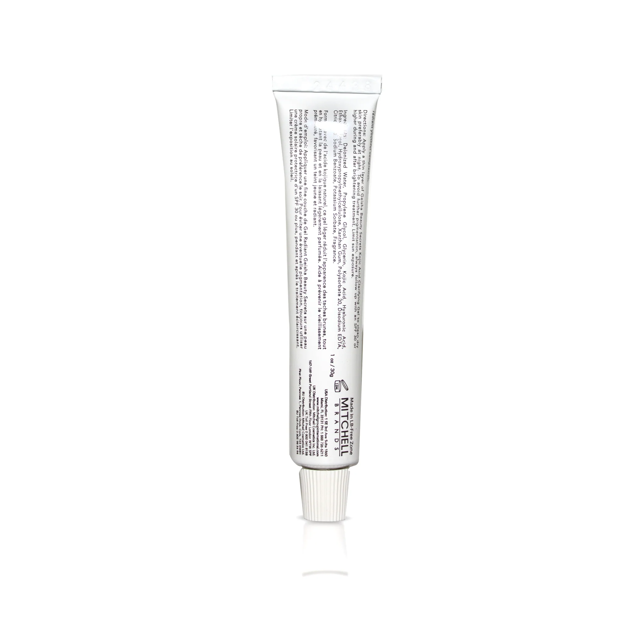 Geisha Clarifying Gel with Kojic Acid & Hyaluronic Acid 30g - Image 3
