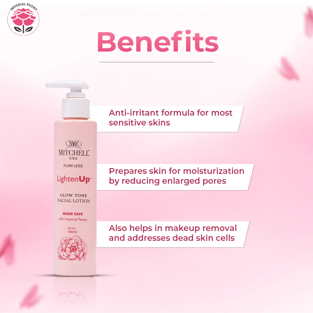 Lighten Up Flaw-Less Glow Tone Facial Lotion 100ml - Image 6