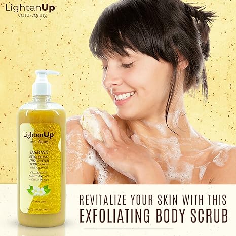 LightenUp Gold Jasmine Shower Gel 1000ml - Image 3