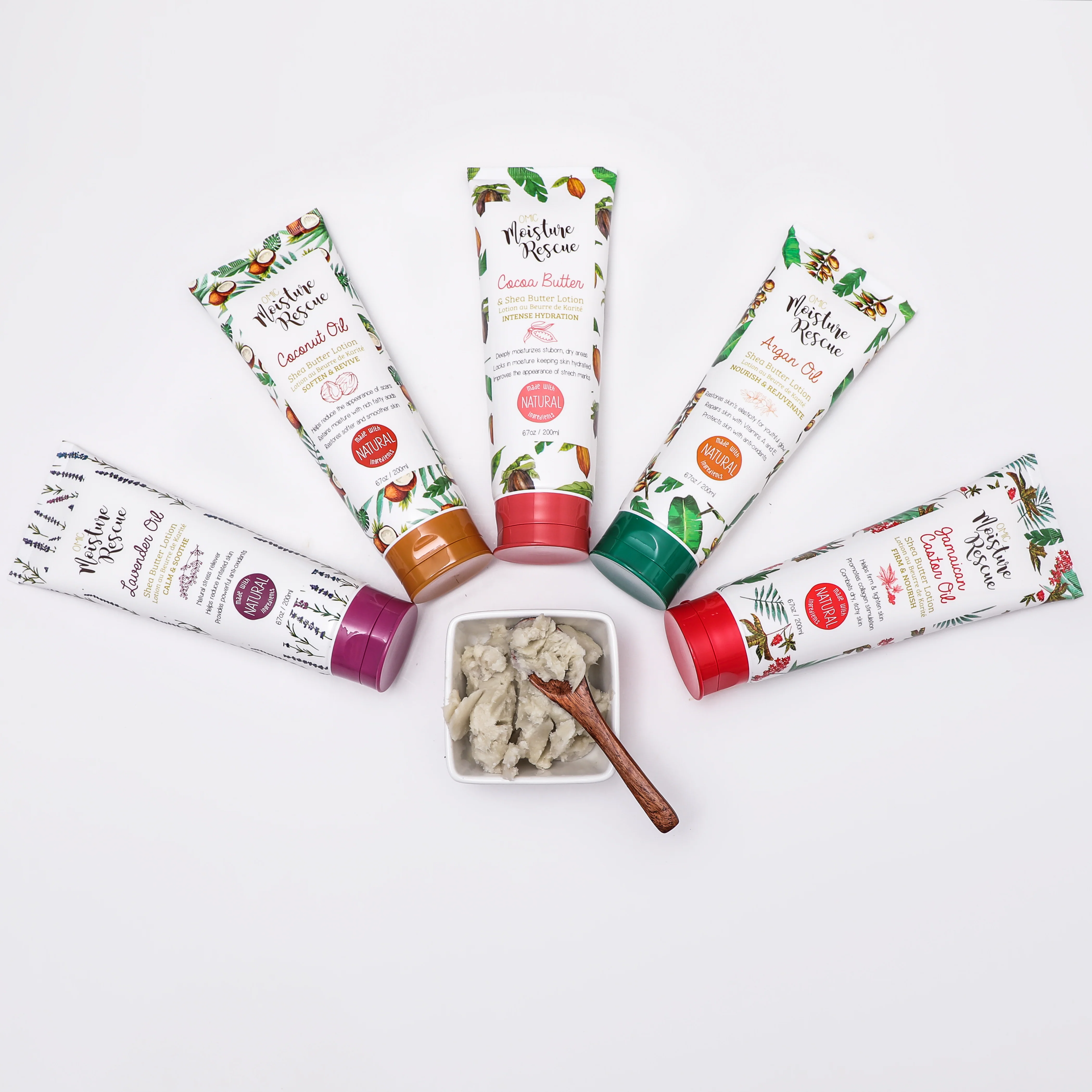 Moisture Rescue Shea Butter Lotion Tube with Coconut Oil - Image 4