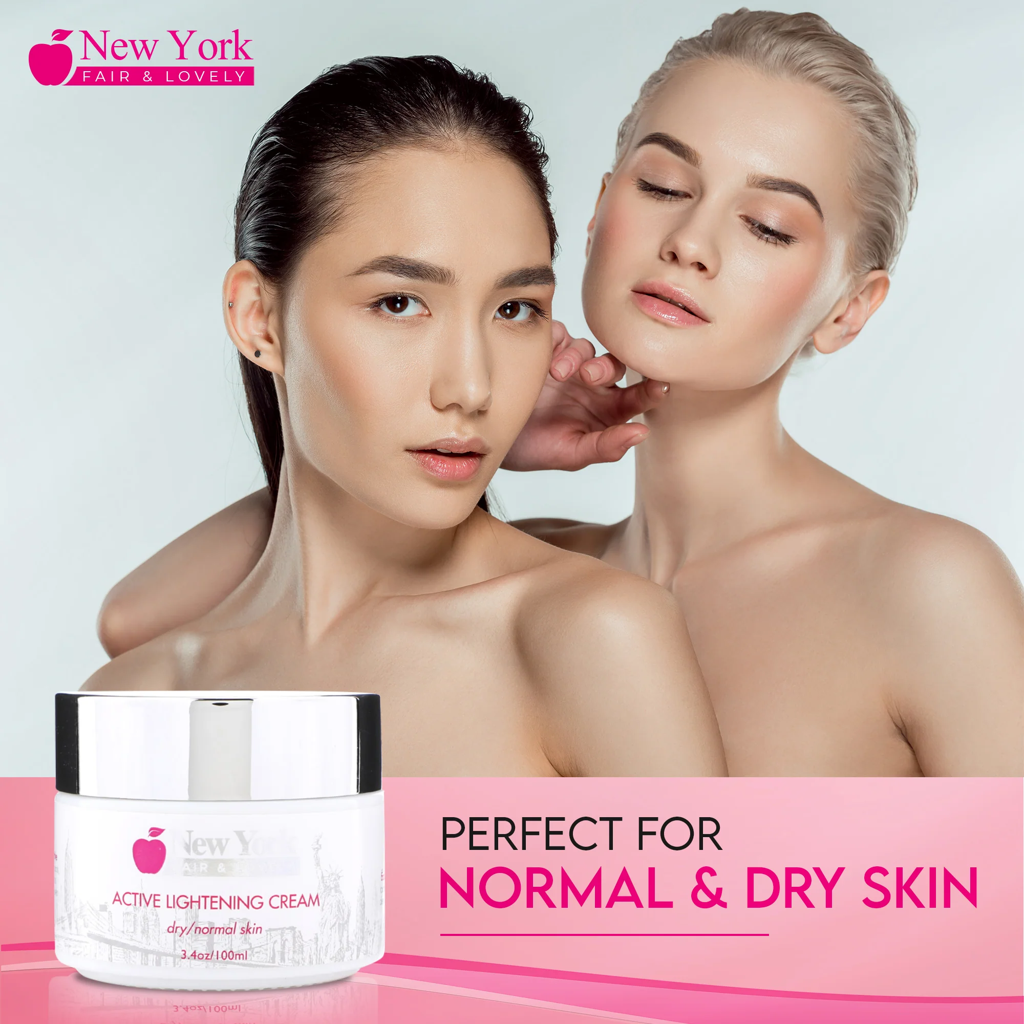 New York Fair & Lovely Active Brightening Cream - 100ml / 3.4 Oz - Image 4