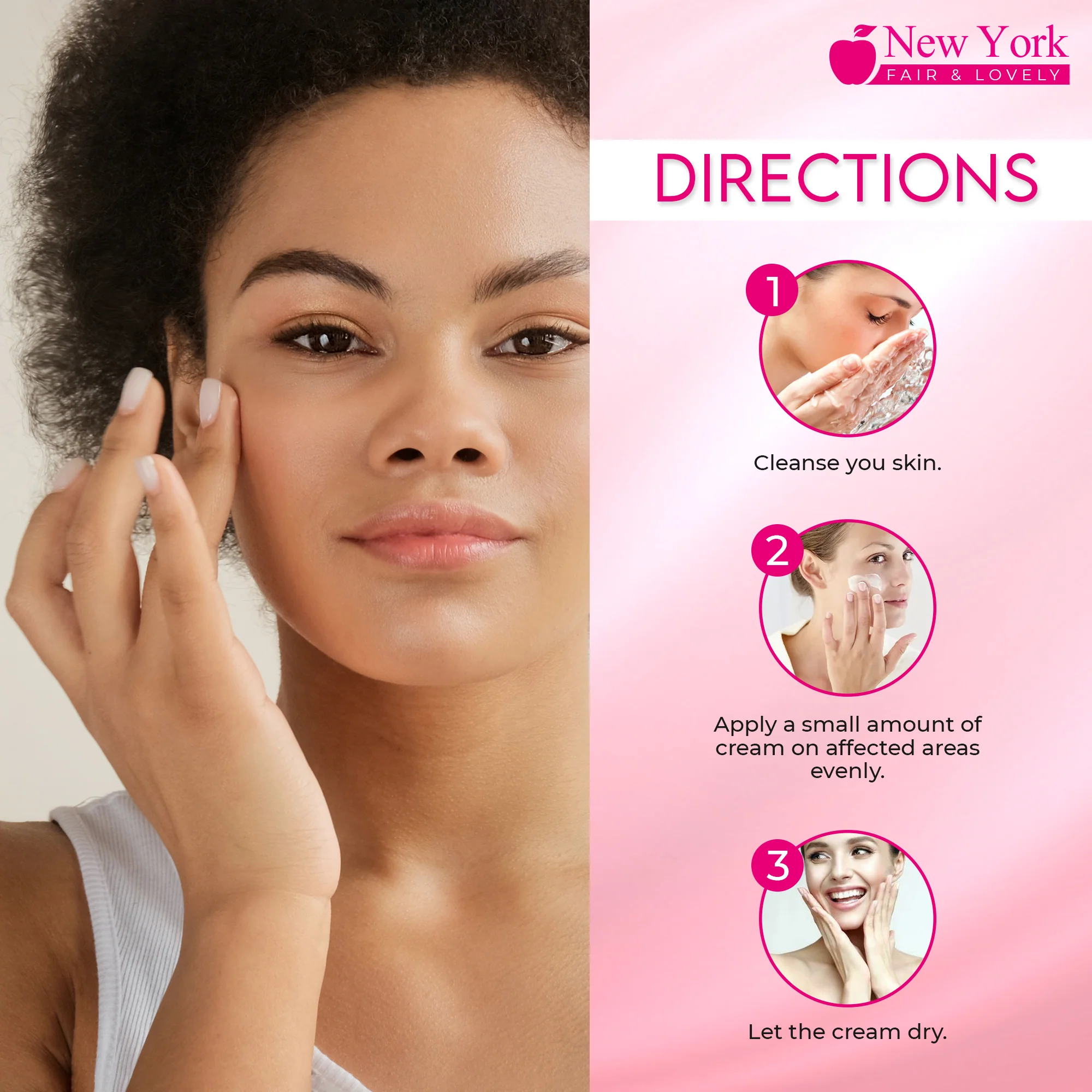 New York Fair & Lovely Active Brightening Cream - 100ml / 3.4 Oz - Image 5